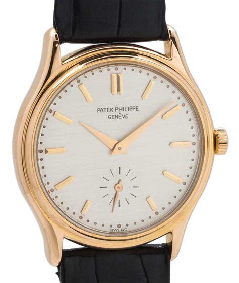 patek philippe 18k dress model 3923 watch|Patek Philippe Calatrava 3923 .